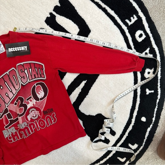 Vintage 2002 Ohio State Buckeyes Football Big Ten Champs Graphic Long Sleeve - Picture 7 of 8